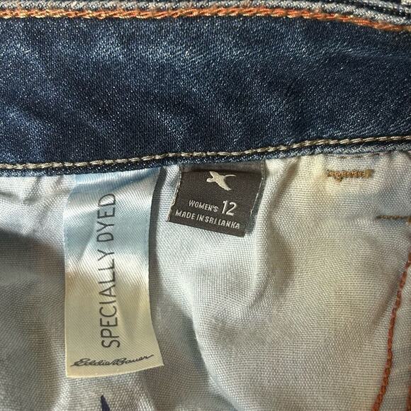 Eddie Bauer Short Womens 12 Blue Elysian Bermuda Shorts NEW - Picture 3 of 10